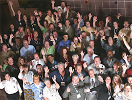 corporate crowd shot Las Vegas photographer Meeting confrence